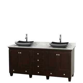 Wyndham Collection Wyndham Collection Acclaim 72 inch Double Espresso Vanity Brown Size Double Vanities