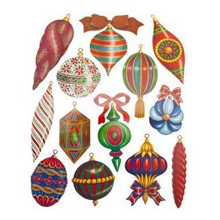 Christmas Ornament Window Clings Toys & Games