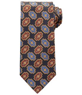 Signature Gold Two Figure Floral Neat Tie JoS. A. Bank
