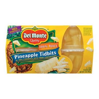 Del Monte 4 ct. Pineapple Tidbits in 100% Pineap