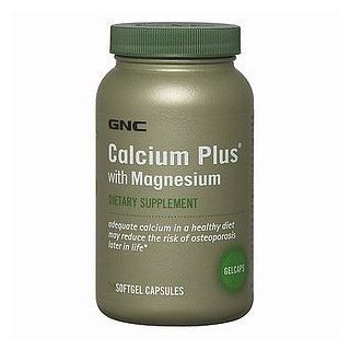 GNC Calcium Complete with Magnesium, Softgel Capsules 180 ea Health & Personal Care