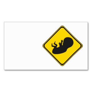 Attention Baby Ahead Business Card