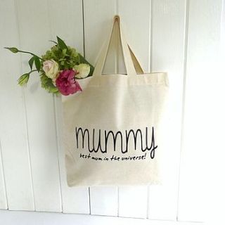 personalised 'knitti' design cotton mini tote by rosie jo's