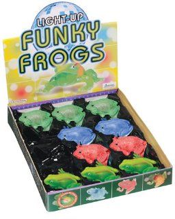 Light Up Funky Frog (sold as a single frog) Toys & Games