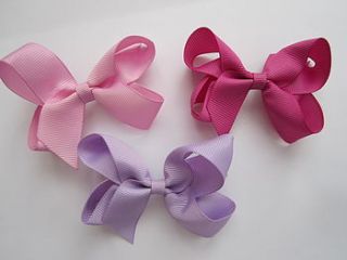 the 'essentials' hair bows   3 in set by candy bows