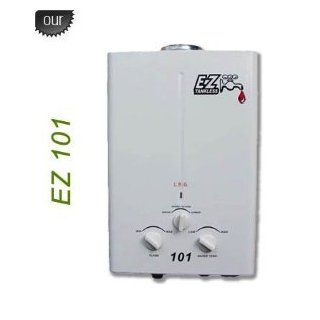 EZ 101 Tankless Water Heater   Propane LPG   Portable   Battery Powered Ignition   Camping   RV   Eccotemp Water Heater  