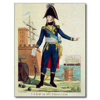 Louis Antoine de Bourbon  Duke of Angouleme Postcard