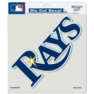 Tampa Bay Rays Full Color Die Cut Car Window Sticker Decal (8x8 Inches)  Sports Fan Automotive Decals  Sports & Outdoors