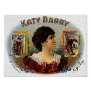 Katy Barry Cigar Label Print