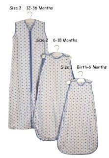 New Slumbersac Blue stars sleeping bag. 6 18 months, 2.5 tog. Jersey cotton  Baby