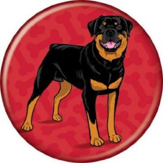 Rottweiler   Doggie Drawing   Pinback Button 1.25" Bae 158 Clothing