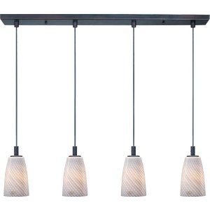 ET2 Lighting ET2 E92044 39BZ Bronze Carte 4 Light Pendant