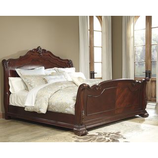 Signature Design By Ashley Signature Designs By Ashley Martanny Warm Brown King Sleigh Bed Brown Size King