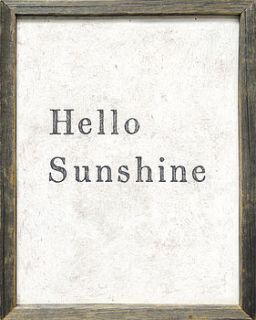 hello sunshine art print by box brownie trading