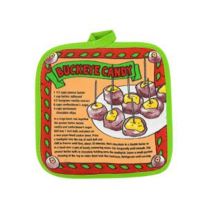 Ohio State Buckeyes Buckeye Candy Recipe Pot Holder