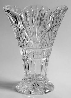 Godinger Crystal Freedom Flower Vase   Vertical & Fan Design, Clear