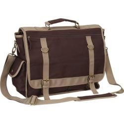 Goodhope P4684 Expresso Canvas Messenger Brown