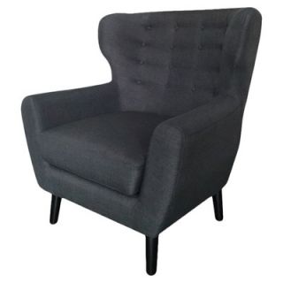 Wholesale Interiors Baxton Studio Chair BH201212 7028 Color Dark Gray Linen