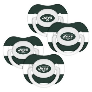 NFL New York Jets 4 Pk Baby Pacifier   3M+