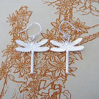 dragonfly earrings by heather scott jewellery