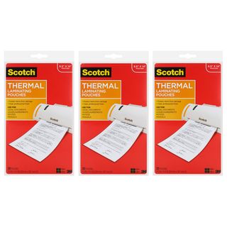 Scotch Thermal Laminating Pouches, Clear, 8.5 X 14 Legal Size (pack Of 60)