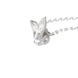 sterling silver i want to be your bunny necklace by chupi