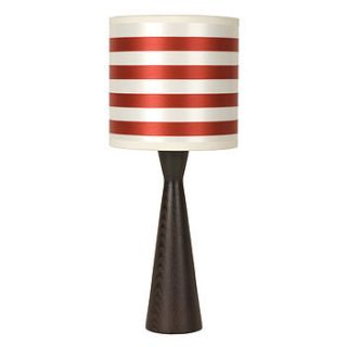 nautical striped shade for table lamps by isabel stanley design