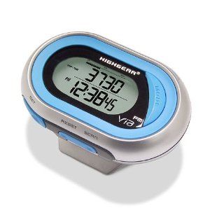 Highgear VIA FM Radio Pedometer with Calorie Counter, Watch, and Chronograph  Sport Pedometers  Sports & Outdoors