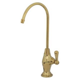 Restoration Polished Brass Water Filter Kitchen Faucet