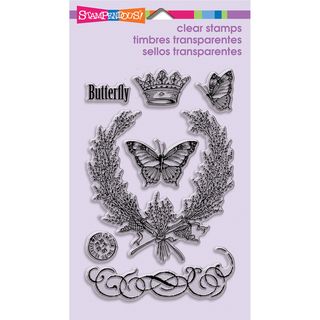 Stampendous Perfectly Clear Stamps 4x6 Sheet royal Butterfly