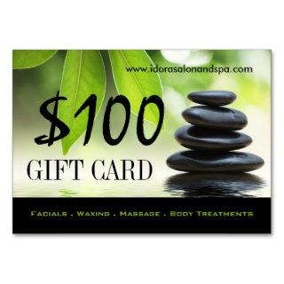 100   Salon Gift Card Business Cards