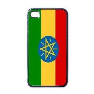 Ethiopia Flag Black iPhone 5 Case Cell Phones & Accessories