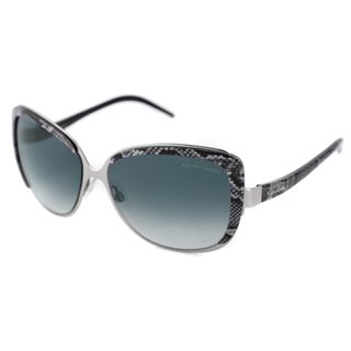 Roberto Cavalli Women's RC654S Rosmarino Rectangular Metal Sunglasses Roberto Cavalli Designer Sunglasses