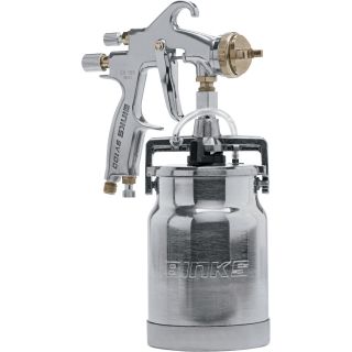 Binks Conventional Spray Gun with 1-Qt. Siphon Cup — Model# SV100