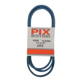 PIX Blue Kevlar V-Belt with Kevlar Cord — 92in.L x 1/2in.W, Model# A90K/4L920K  Belts   Pulleys