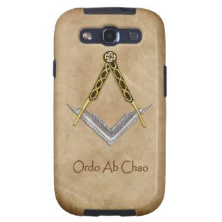 Parchment with Hand Drawn Square and Compass Samsung Galaxy SIII Case
