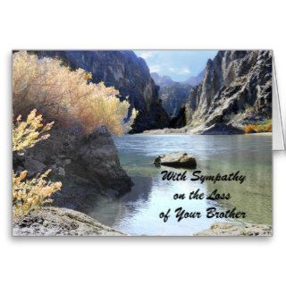 Sympathy, Loss of Brother, Beautiful Scenery Card