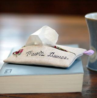 handmade 'mum's tissues' holder by handmade at poshyarns