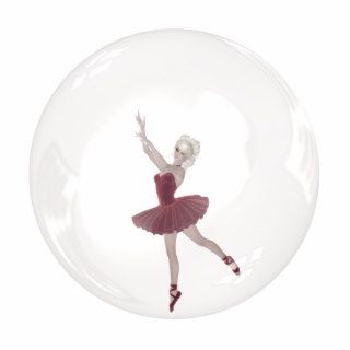 3D Bubble Ballerina 3 Photo Cut Outs