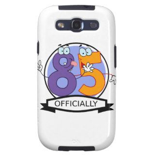 Officially 85 Birthday Banner Samsung Galaxy SIII Cover