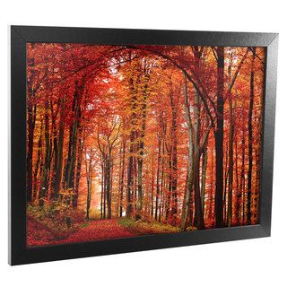 The Red Way Canvas Framed Art Ready to Hang Trademark Fine Art Canvas