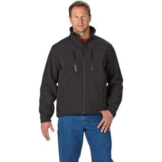 Gravel Gear Water-Resistant Soft Shell Jacket — Black, Large  Jackets
