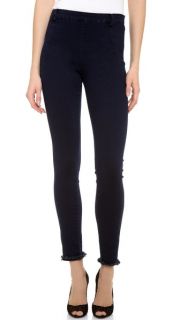 Donna Karan New York Second Skin Jeans with Frayed Hem