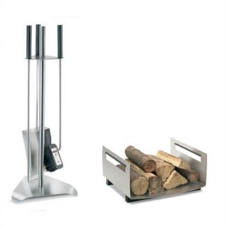 Chimo 3 Piece Stainless Steel Fireplace Tool Set