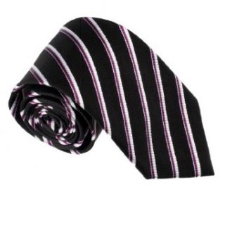 T8288 Black Stripes Woven Silk Tie Christmas Gift With Box Set By Y&G at  Mens Clothing store Neckties
