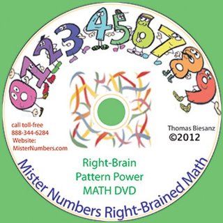 Misternumbers Right brain Pattern Power Math DVD Thomas Biesanz aka MisterNumbers Movies & TV