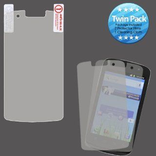 MYBAT CP5860ELCDSCPRTW LCD Screen Protector for Coolpad Quattro 4G 5860E   Retail Packaging   Twin Pack Cell Phones & Accessories