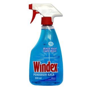 Windex Original Streak Free Shine Cleaner 500 ML / 16.9 Oz Trigger Spray (Case of 12) Health & Personal Care