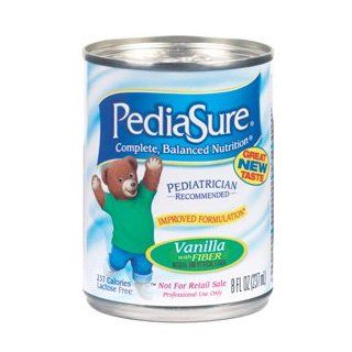 PediaSure With Fiber   Vanilla Flavor   Pediatric Feeding Tube Formula   8 oz cans   Case of 24   Model 51806 Health & Personal Care