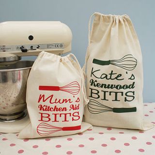 personalised kitchen gadget bag by sparks clothing